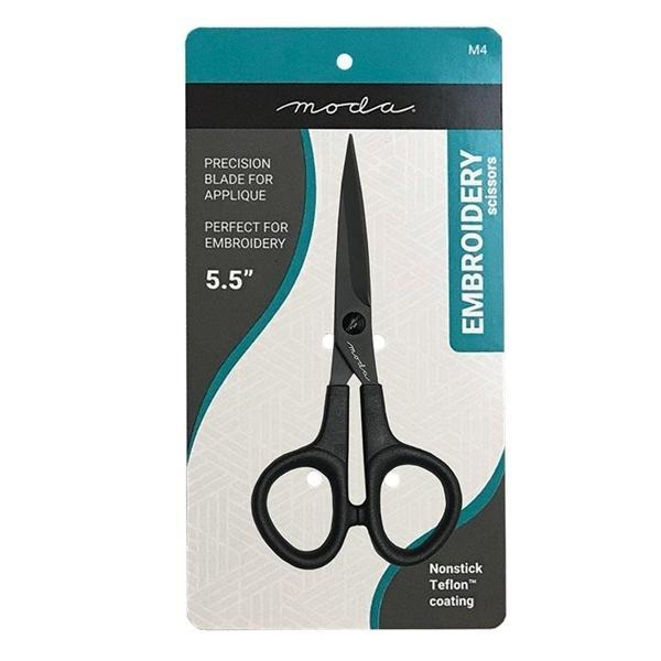 Teflon Embroidery Scissors 5.5" From Moda