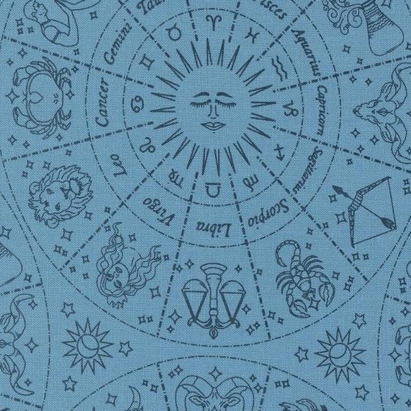 Starry Sky Midday Zodiac by April Rosenthal for Moda Fabrics 