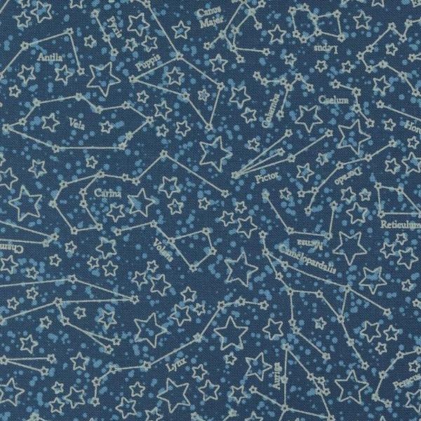 Starry Sky Night Constellations By April Rosenthal For Moda Fabrics 