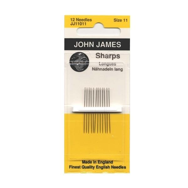 John James Sharps Needles Size 11 12ct