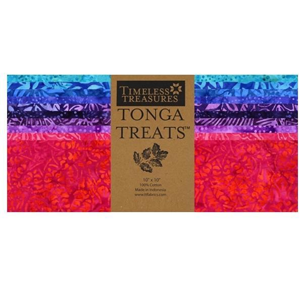 Tonga Treats Batiks Brightside 10In Squares, 42Pc Per Pack