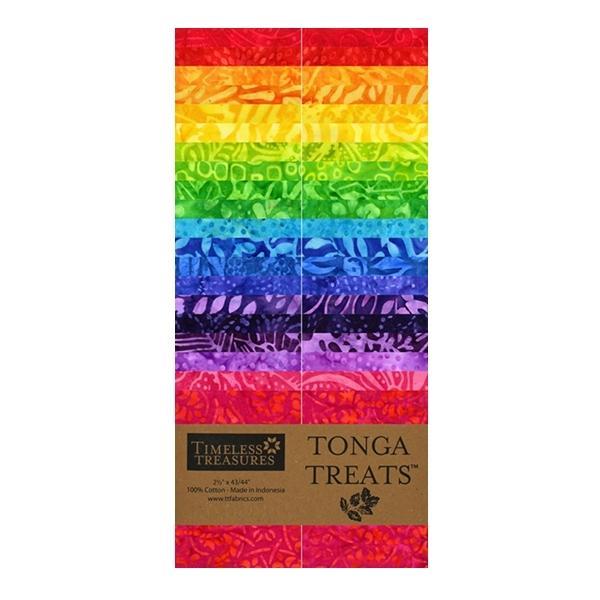 Tonga Treats Batiks Brightside 2.5In Strips, 40Pc Per Pack