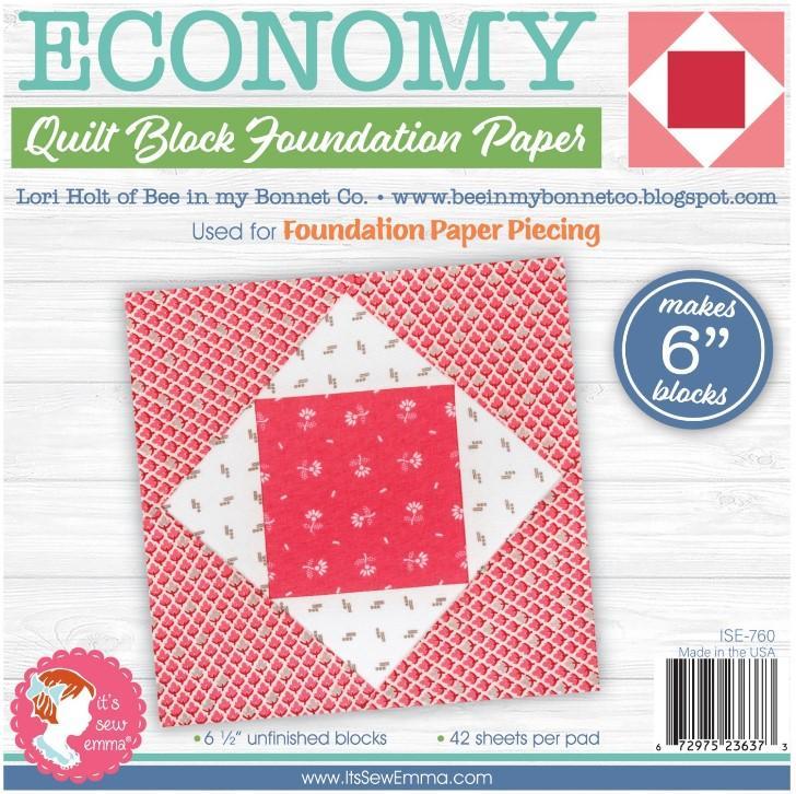 Economy 6Inch Quilt Block Foundation Paper From It'S Sew Emma