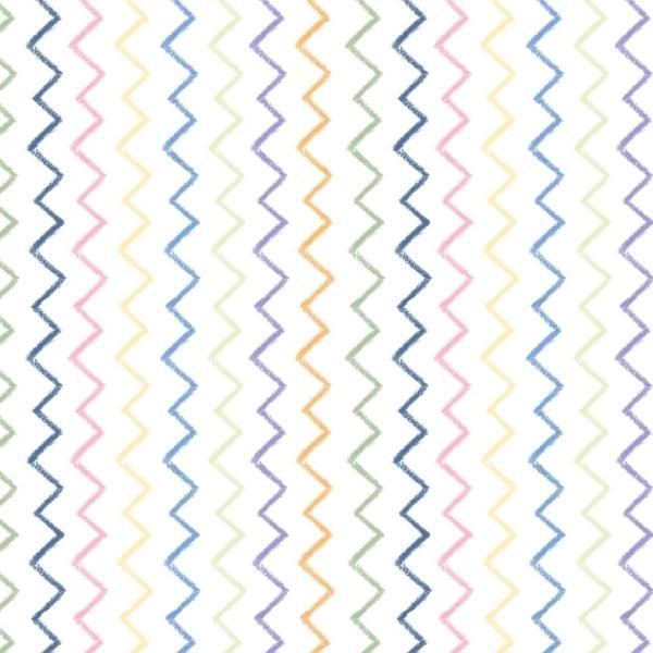 Sweet Spring Sketchy Chevron By Debbie Monson For P&B Textiles 