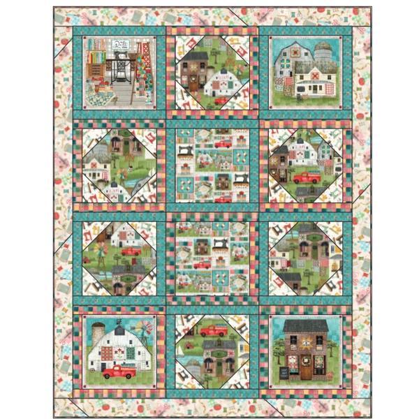 Shop Hop Quilt Kit From 3 Wishes