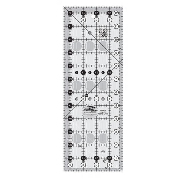 Creative Grids Quilt Ruler, 4.5" X 12.5"