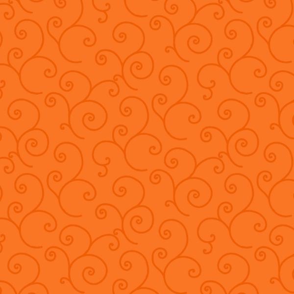 Kimberbell Basics Scroll Orange By Kimberbell For Maywood Studio 