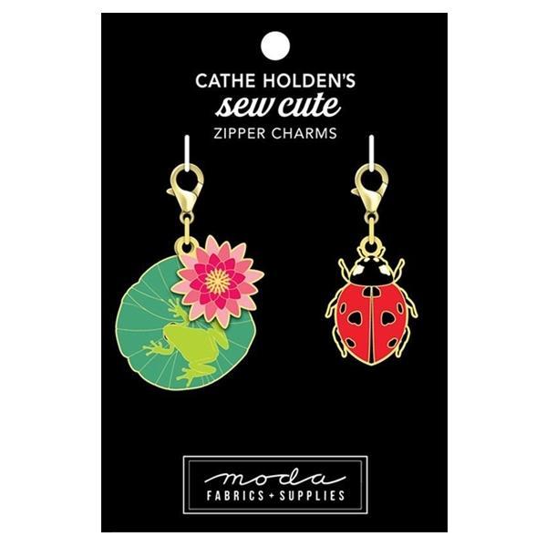 Lady Bug & Frog Zipper Charms