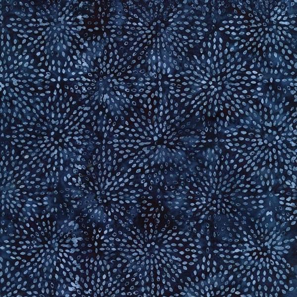 Tonga Wideback Fireworks Navy Batik From Timeless Treasures