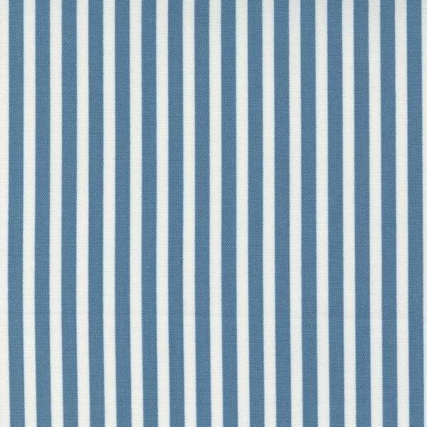 Shoreline Simple Stripe Medium Blue by Camille Roskelley for Moda Fabrics 