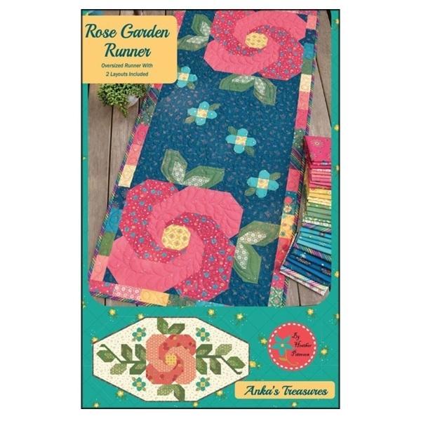 Rose Garden Tablerunner Pattern By Heather Peterson For Anka'S Treasures