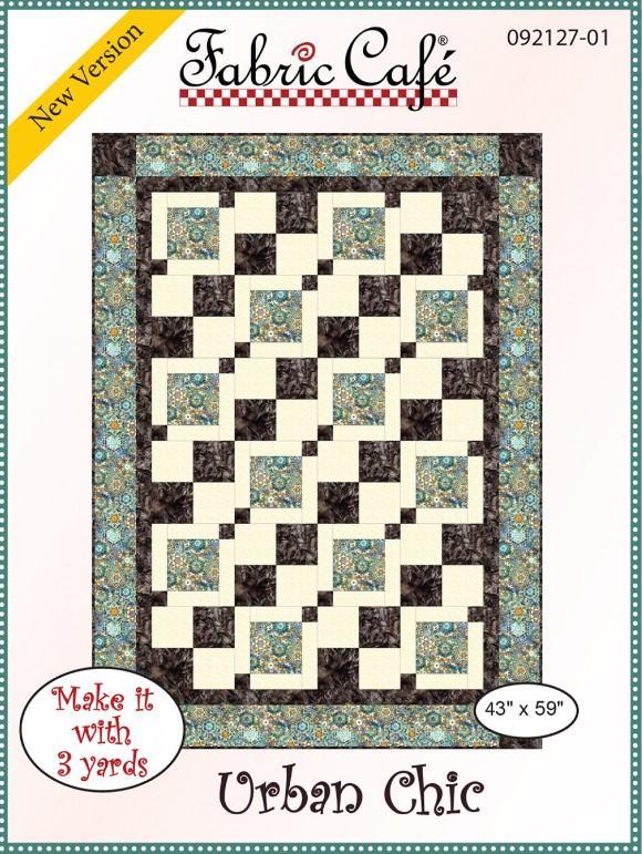 Urban Chic 3 Yard Quilt Pattern From Fabric Cafe