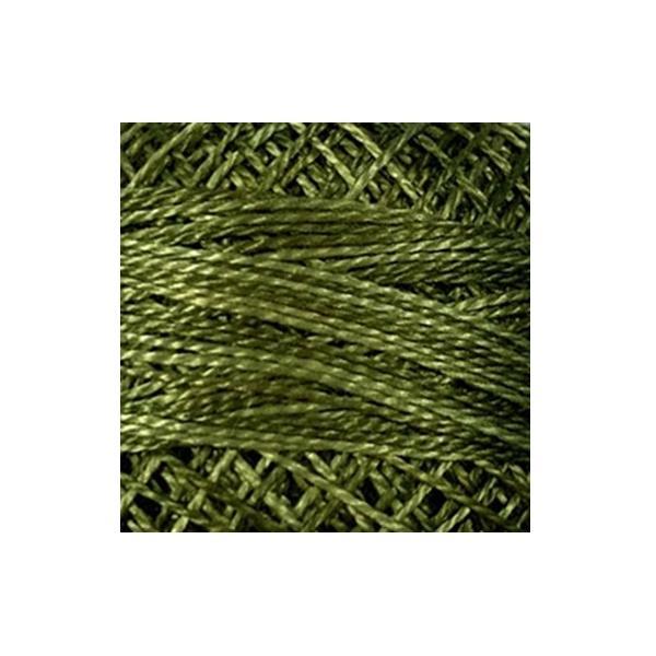 Valdani Variegated Perle Cotton Thread, Size 9 Withered Green