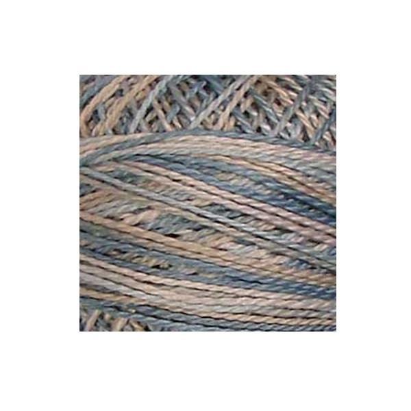 Valdani Variegated Perle Cotton Thread, Size 8 Heavenly Hue