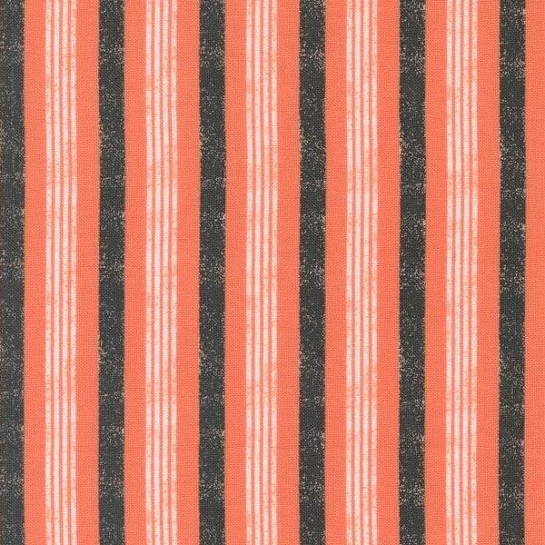 Hey Boo Boougie Stripe Soft Pumpkin By Lella Boutique For Moda Fabrics