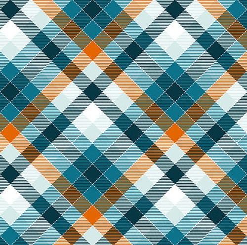 Welcome Foolish Mortals Bias Plaid Glow By Shelly Comiskey For Henry Glass Fabrics