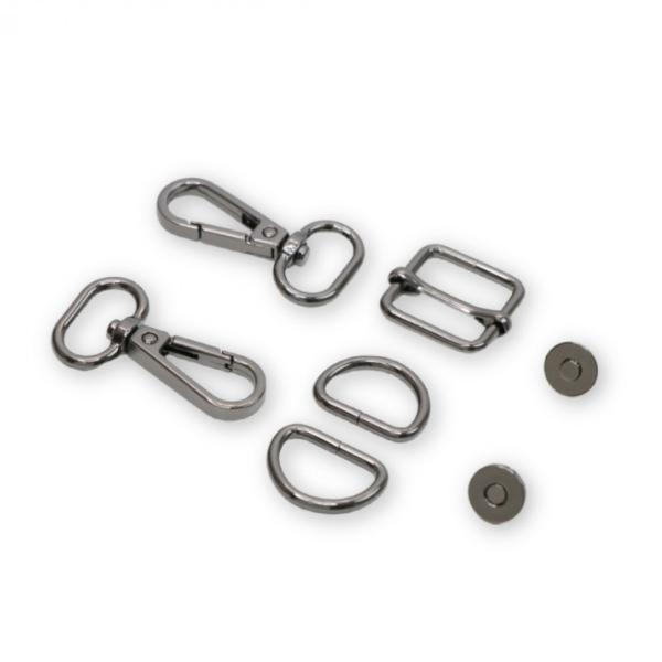 Level 4 Basic Hardware Kit, Gunmetal, From Sallie Tomato 