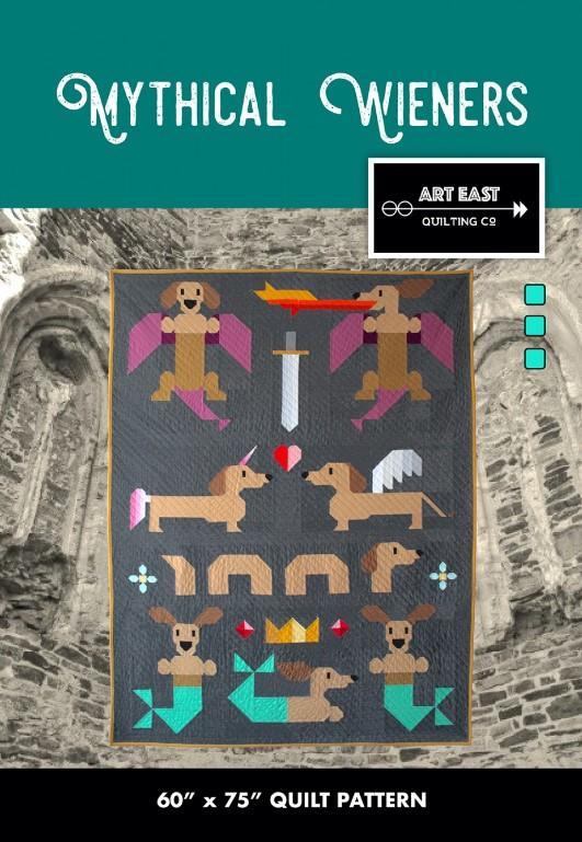 Mythical Wieners Quilt Pattern From Art East Quilting Company