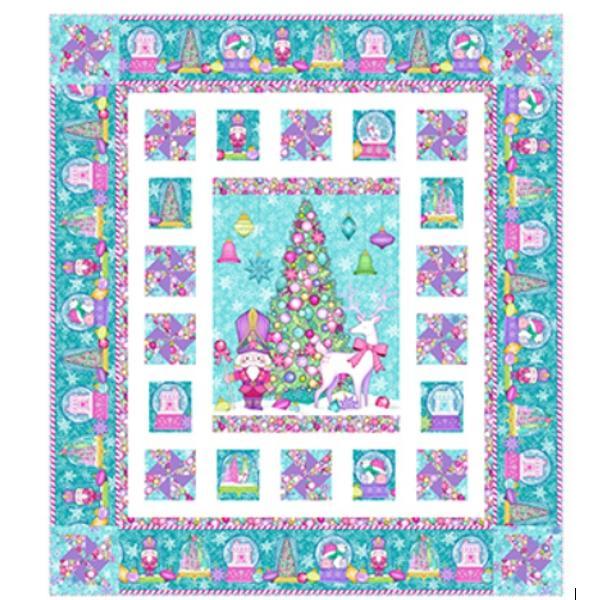 A Little Twisted Christmas Quilt Kit From Northcott