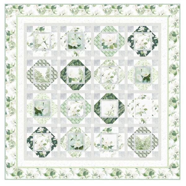 Sweet Magnolia Quilt Kit From P&B