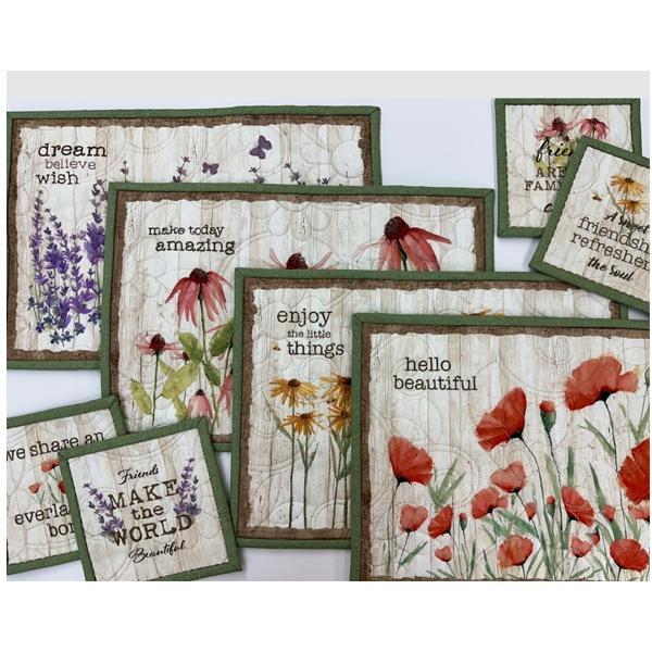 Enjoy The Little Things Placemats And Coasters  Kit