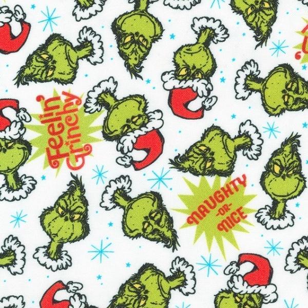 How The Grinch Stole Christmas Feelin' Grinchy White By Dr. Seuss Enterprises For Robert Kaufman