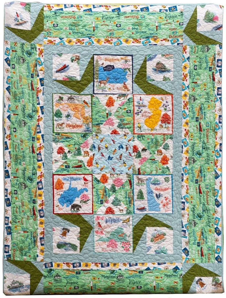 Chessie Quilt Kit From Midatlantic Shop Hop