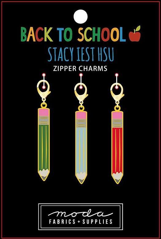 Back To School Zipper Charms By Stacy Iest Hsu For Moda 