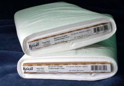 Bosal #312 Non Woven Fusible Interfacing Featherweight