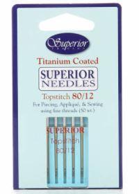 Topstitch 80/12 Titanium Coated Needles