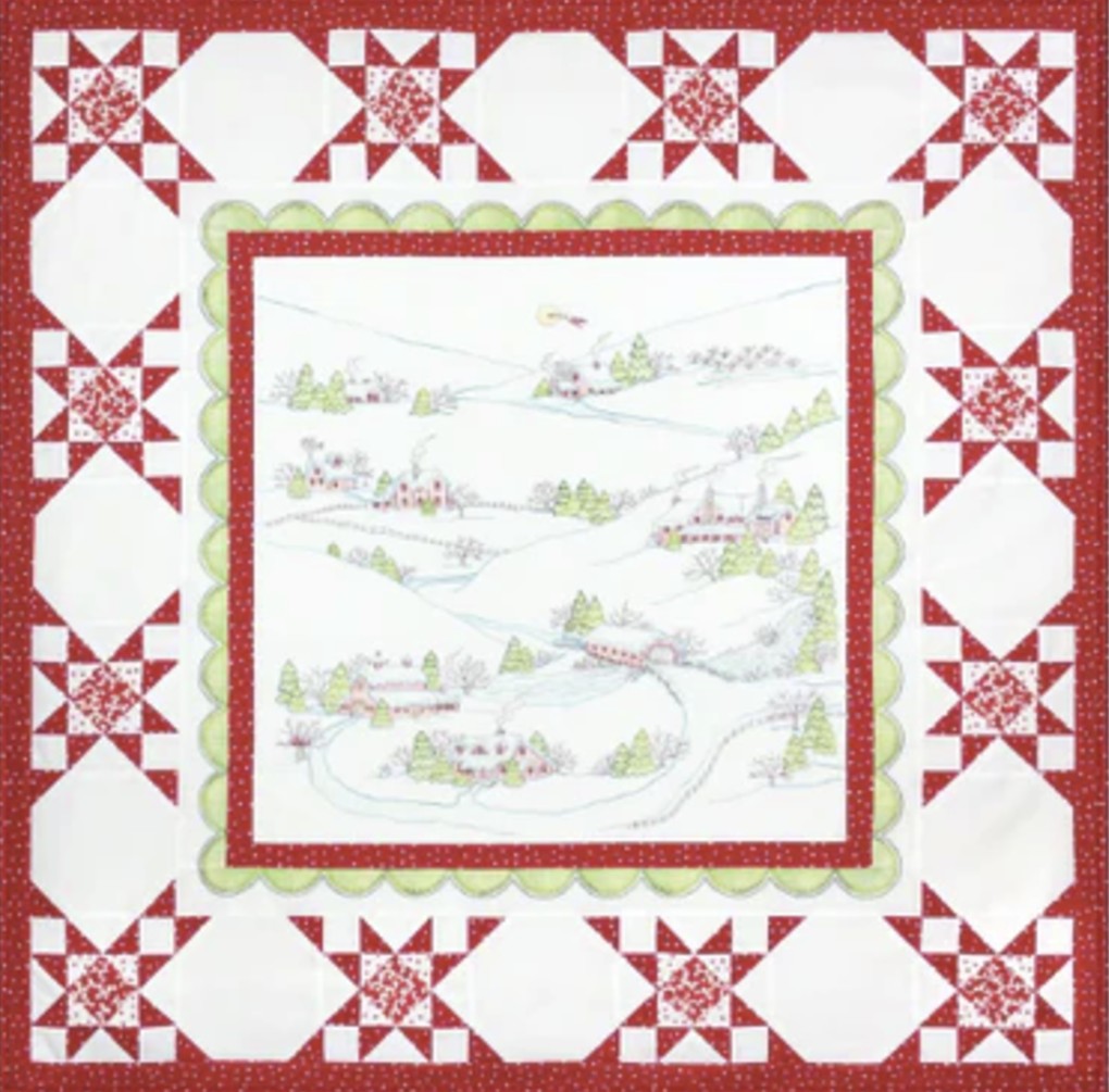 Christmas Countryside by Meg Hawkey from Crabapple Hill Studio