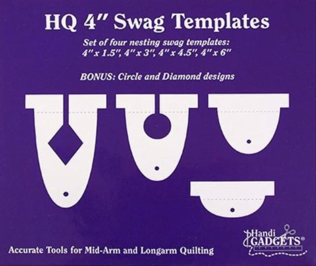 Handiquilter Swags Ruler Set 4 Inch