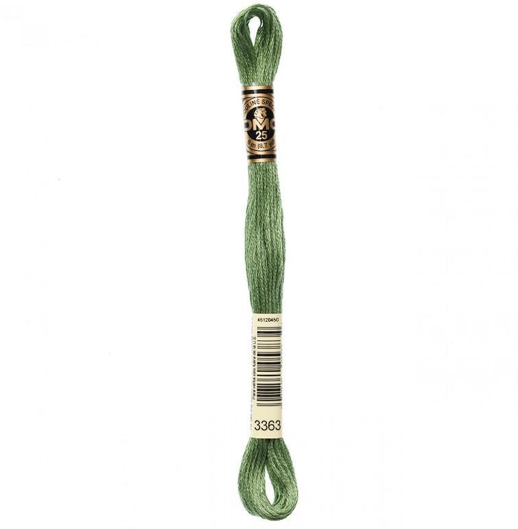 Dmc Embroidery Floss Medium Pine Green