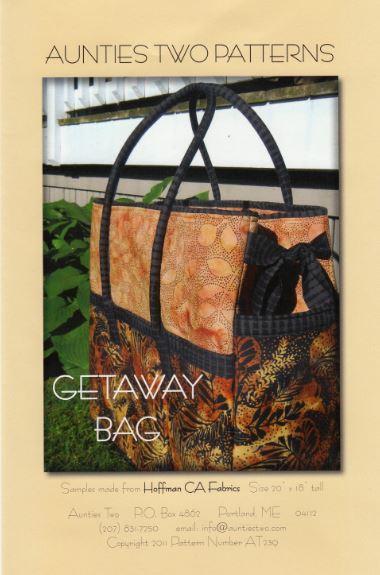 Getaway Bag Pattern By Aunties Two