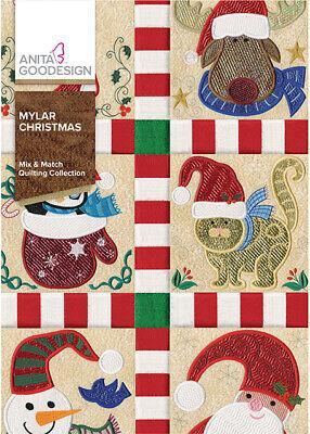 Mylar Christmas Machine Embroidery Full Collection From Anita Goodesigns