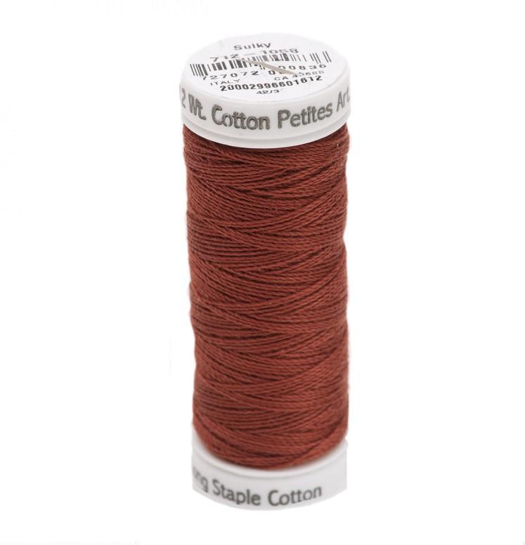 Sulky Cotton Petites Cotton Thread Tawny Brown