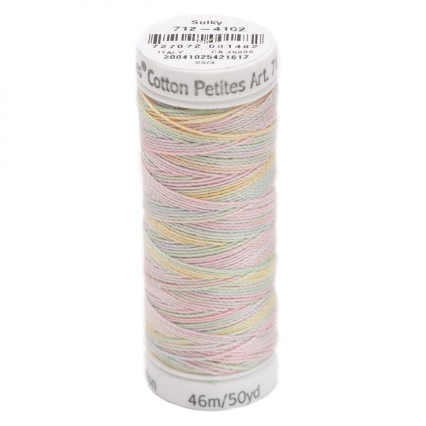 Sulky Cotton Petites Blendables Cotton Thread 2-Ply 12Wt 50Yds Spring Garden