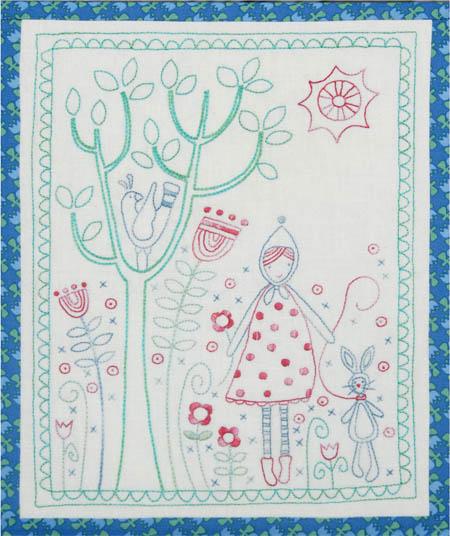 Mille'S Garden Walk Embroidery Pattern From Rosalie Quinlan Designs