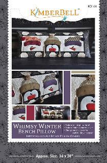 WHIMSY WINTER BENCH PILLOW SEWING Pattern from Kimberbell