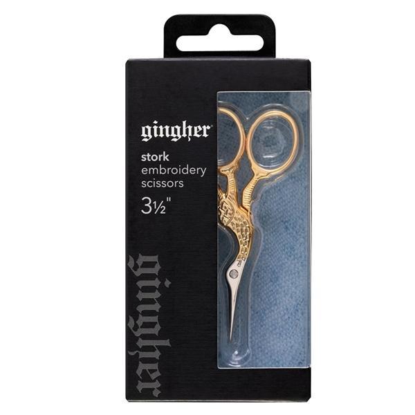 Ginsher Stork Embroidery Scissors 3.5"