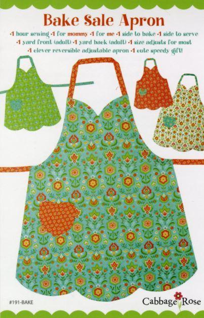 Bake Sale Apron Pattern from Cabbage Rose