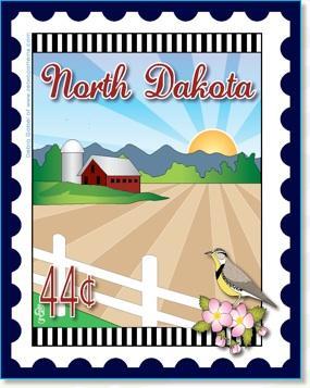 State Stamp: North Dakota