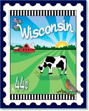 State Stamp: Wisconsin