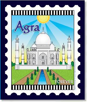 International City Stamp: Agra