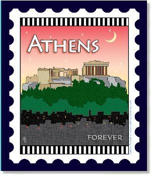 International City Stamp: Athens