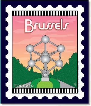 International City Stamp: Brussels