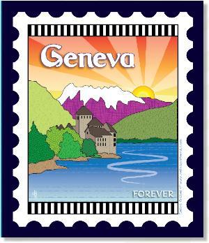 International City Stamp: Geneva