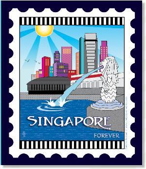 International City Stamp: Singapore