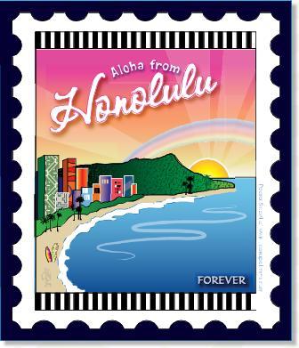 City Stamp: Honolulu