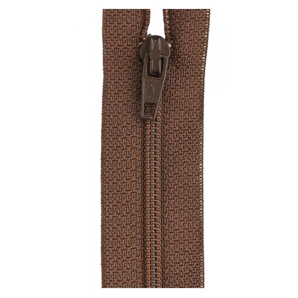 ZIPPER POLY 12in LONDON TAN